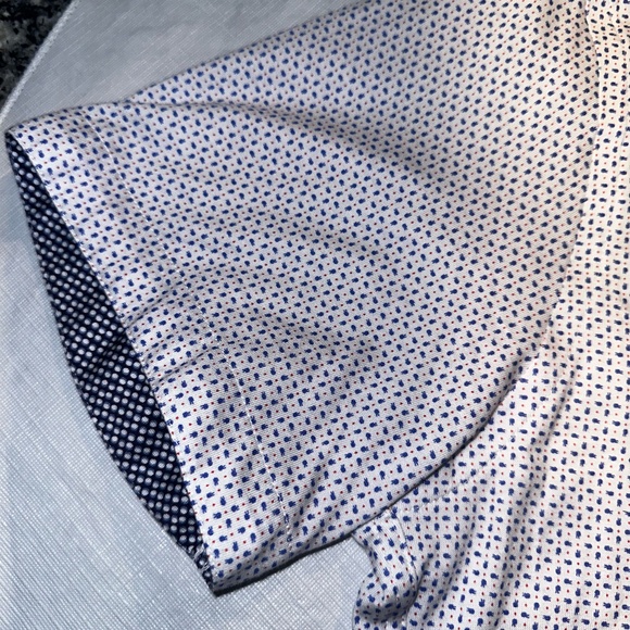 Stone Rose Men's White Button Up Shirt Large Sz 3 ~ Medium - Picture 3 of 6